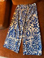 Blauwe dunne broek, Blauw, Maat 46/48 (XL) of groter, Ophalen of Verzenden, Zo goed als nieuw