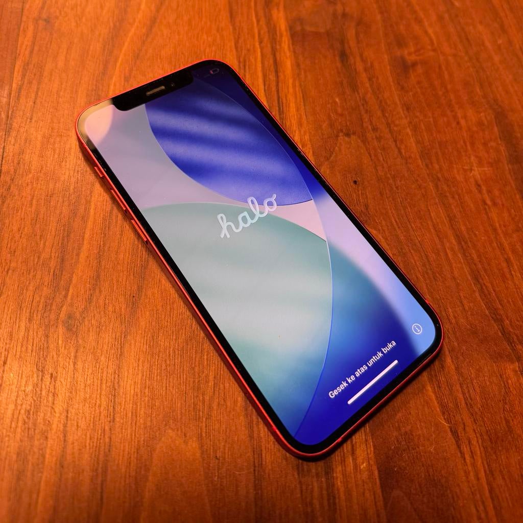 iPhone 12 128GB - Knalrode Kleur! Gewoon goed!, Ophalen of Verzenden, IPhone 12, Zonder simlock, Zonder abonnement