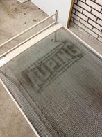 Vintage Auping bedbodem met spiraal, Ophalen, Gebruikt, Eenpersoons, Beige