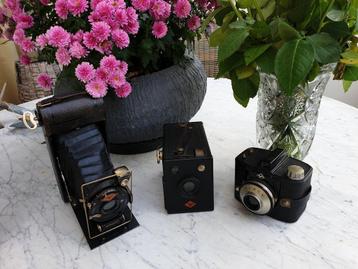 Drie Vintage filmcamera Agfa en Clack beschikbaar voor biedingen