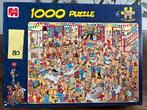 Jan van Haasteren - Fijne Verjaardag 1000 stukjes puzzel (80, Ophalen of Verzenden, 500 t/m 1500 stukjes, Zo goed als nieuw, Legpuzzel