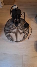 Zwarte industriele hanglamp - diana kwantum, Huis en Inrichting, Lampen | Hanglampen, Ophalen, Zo goed als nieuw, Metaal, Minder dan 50 cm