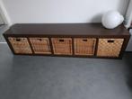 Ikea vakkenkast met manden, Huis en Inrichting, Kasten | Dressoirs, Ophalen of Verzenden, Zo goed als nieuw, 25 tot 50 cm