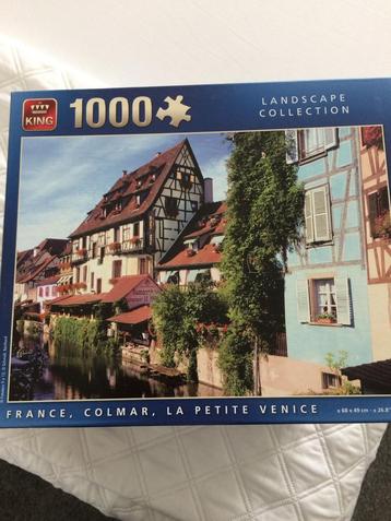 King Puzzel 1000 stukjes - Colmar, Frankrijk beschikbaar voor biedingen