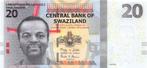Swaziland 20 Emalangeni 2010 Unc pn 37a, Los biljet, Ophalen of Verzenden, Overige landen