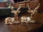 Gouden Herten Beelden - Decoratief, Ophalen of Verzenden, Nieuw, Metaal, Dierenbeeld