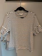 My Jewellery Shirt - Gestreept met ruffle mouwen, Maat 38/40 (M), Zwart, Ophalen of Verzenden, Zo goed als nieuw