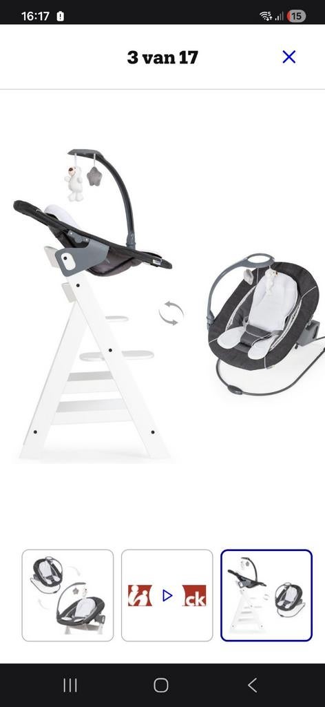 Kinderstoelbekleding

Hauck Alpha Bouncer 2 in 1 Deluxe - Wi, Wipstoel, Ophalen, Overige merken, Met gordel(s) of riempje(s)