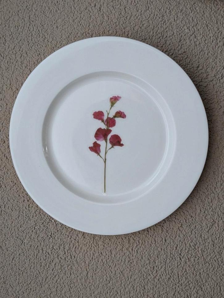 Wanddecoratie/wand bord bloemen Lathyrus!, Huis en Inrichting, Woonaccessoires | Overige, Zo goed als nieuw, Ophalen of Verzenden