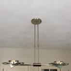 Metalen glazen hanglamp met glas hang lamp metaal, Ophalen, Gebruikt, Glas, 75 cm of meer