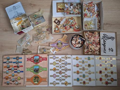 grote verzameling sigarenbandjes, Verzamelen, Rookartikelen, Aanstekers en Luciferdoosjes, Sigarenbandjes, Ophalen of Verzenden