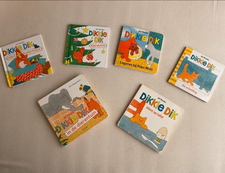 Dikkie Dik Boeken Verzameling x8, Boeken, Kinderboeken | Baby's en Peuters, Gelezen, 3 tot 4 jaar, Uitklap-, Voel- of Ontdekboek
