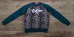 Sweater Vingino, donkergroen/panter, maat 176, Kinderen en Baby's, Kinderkleding | Maat 176, Gebruikt, Meisje, Trui of Vest, Ophalen of Verzenden