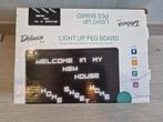 Nieuwe Deluxa light up peg board verlichte letter bord, Nieuw, Overige typen, Ophalen of Verzenden