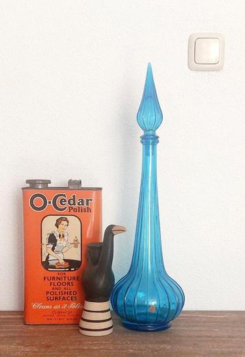 Empoli blauwe genie bottle~sierfles  beschikbaar voor biedingen