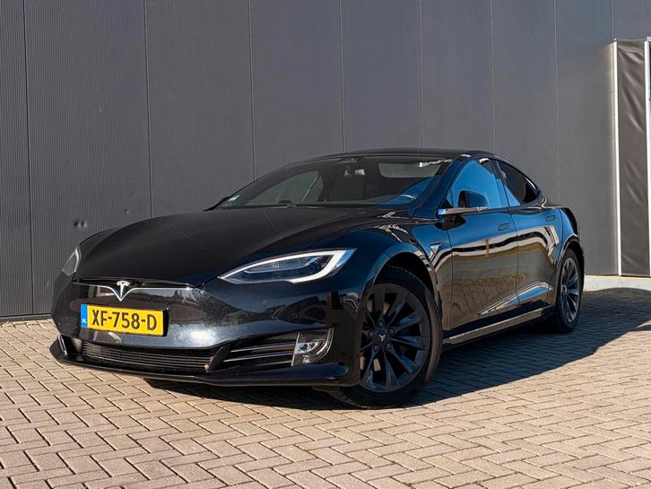 Tesla Model S 75D 2018 Zwart, Auto's, Tesla, Particulier, Model S, Elektrisch, Hatchback, Automaat, Origineel Nederlands, Zwart