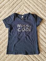 Donkerblauw shirtje miss cool maat 110/116, Ophalen of Verzenden, Zo goed als nieuw, Meisje, Shirt of Longsleeve