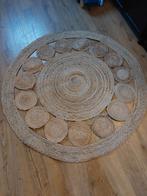 Jute vloerkleed rond, Ophalen, Gebruikt, Rond, Bruin