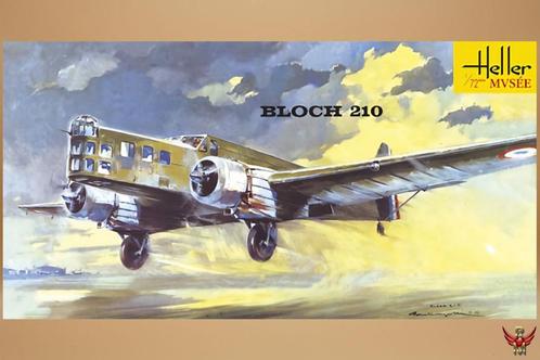 Heller 1/72 Bloch 210, Hobby en Vrije tijd, Modelbouw | Vliegtuigen en Helikopters, Nieuw, Vliegtuig, 1:72 tot 1:144, Heller, Ophalen of Verzenden