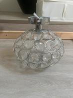 Plafondlamp met Kristallen, Huis en Inrichting, Lampen | Plafondlampen, Ophalen, Zo goed als nieuw, Metaal