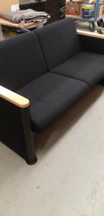 Zitbank zwart, Ophalen, Gebruikt, 75 tot 100 cm, Stof