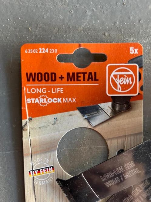 Multitool bladen hout en metaal fein starlock MAX, Doe-het-zelf en Verbouw, Gereedschap | Machine-onderdelen en Toebehoren, Nieuw
