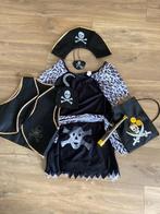 Carnaval piraten pak maat 140  6 delig, Ophalen of Verzenden, Zo goed als nieuw, 134 t/m 140, Jongen of Meisje
