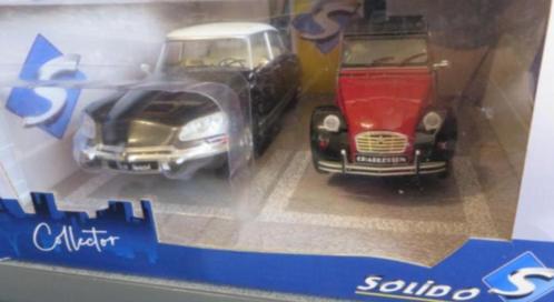 Citroen D spec. & 2cv6 Charleston 1:18 SOLIDO lim.ed. 180008, Hobby en Vrije tijd, Modelauto's | 1:18, Nieuw, Auto, Solido, Verzenden