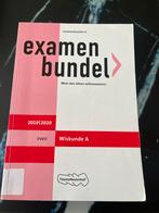 Examenbundel Wiskunde A VWO 2019/2020, Ophalen of Verzenden, Zo goed als nieuw, VWO, Wiskunde A