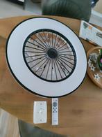Ventilator met lamp en afstandsbediening, Ophalen, Minder dan 50 cm, Rond, Zo goed als nieuw