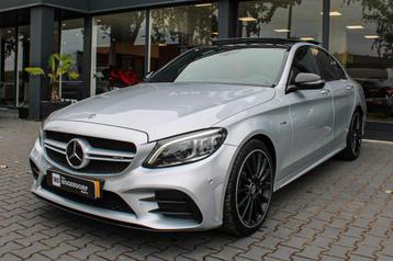 Mercedes-Benz C-klasse AMG 43 4Matic PANO HUD NAVI LED CAMER beschikbaar voor biedingen