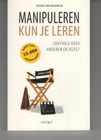 Manipuleren kun je leren Frank van Marwijk, Boeken, Zo goed als nieuw, Verzenden