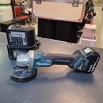 Makita DGA504 haakse slijper BRUSHLESS + accu 5.0Ah + lader, Doe-het-zelf en Verbouw, Gereedschap | Slijpmachines, Makita, Gebruikt