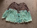 Blouse groen bruin Barok, Barok, Ophalen of Verzenden, Zo goed als nieuw, Bruin