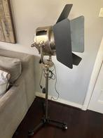 Retro Studiolamp RVS, Huis en Inrichting, Ophalen, Retro, Industrieel, 100 tot 150 cm, Zo goed als nieuw