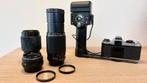 Diverse lenzen en accessoires voor analoge camera, Ophalen of Verzenden, Gebruikt, Telelens, Zoom