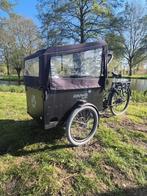nette bakfiets elektrisch met huif goede accu, 4 kinderen of meer, Gebruikt, Elektrisch, Ophalen