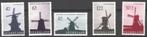 Nederland 1963 - nvph 786-790  - Zomerzegels Molens, Verzenden, Na 1940