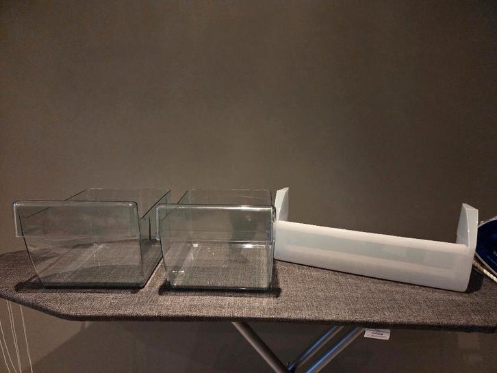 2x groentelade en flessenrek  Zanussi koelkast, Witgoed en Apparatuur, Onderdelen en Toebehoren, Zo goed als nieuw, Ophalen