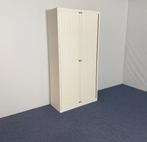 Roldeurkast Bisley, wit, H 195 x B 120 x D 45 cm., Ophalen, Gebruikt
