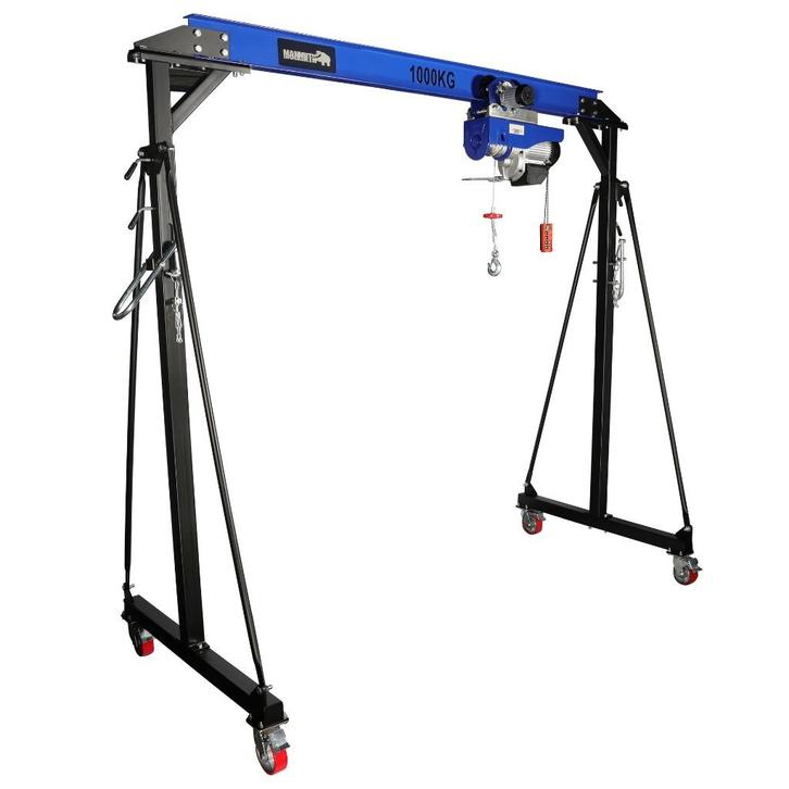 mobiele portaalkraan 1 ton set - elektrische kabeltakel, Auto diversen, Autogereedschap, Nieuw, Ophalen of Verzenden