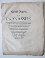 geschrift   Nieuw OPROER op PARNASSUS, Verzenden