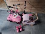 Roze Buitenspeelgoed Set, Kinderen en Baby's, Speelgoed | Buiten | Voertuigen en Loopfietsen, Ophalen of Verzenden, Gebruikt, Loopfiets