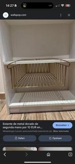 ikea kallax basket holder gold, Huis en Inrichting, Ophalen of Verzenden, Zo goed als nieuw