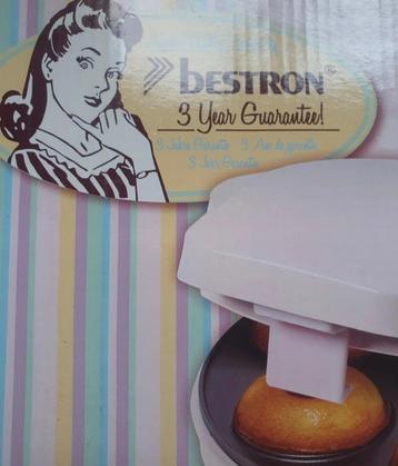 Nieuw: roze Bestron donutmaker in sweet dreams design beschikbaar voor biedingen