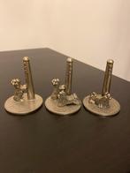 Tinnen Amsterdam Souvenirs - Hondjes bij Andreaskruis, Ophalen of Verzenden, Gebruikt, Overige typen