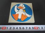 sticker strip eend rugtas zwaaien, Verzamelen, Stickers, Ophalen, Zo goed als nieuw, Bedrijf of Vereniging