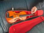 Viool 3/4, Muziek en Instrumenten, Strijkinstrumenten | Violen en Altviolen, Gebruikt, 3/4-viool, Met koffer, Viool