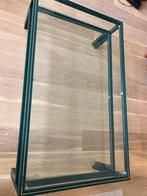Glazen salontafel design Pierre Vandel Parijs, Ophalen, Gebruikt, 100 tot 150 cm, 50 tot 100 cm