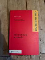Ons Strafrecht 1 - Materieel strafrecht, Ophalen of Verzenden, Alpha, Zo goed als nieuw, WO